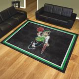 Green 87 x 117 x 0.5 in Area Rug - FANMATS Boston Celtics Nylon | 87 H x 117 W x 0.5 D in | Wayfair 36876