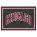 Red 60 x 59.5 x 0.5 in Area Rug - FANMATS Chicago Bulls Nylon | 60 H x 59.5 W x 0.5 D in | Wayfair 36902