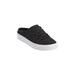 Women's The Charlotte Machine Washable Sneaker by Comfortview in Black (Size 10 1/2 M)