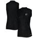 Women's Nike Black WM Phoenix Open Victory Embossed Performance Notch Neck Sleeveless Polo