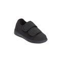 Extra Wide Width Women's The Extra Wide Microbacterial Walking Shoe by Comfortview in Black (Size 11 WW)