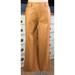 Anthropologie Pants & Jumpsuits | Anthropologie Avec Les Filles Faux Leather Cropped Wide Leg Pants S | Color: Brown/Gold | Size: S