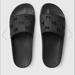 Gucci Shoes | Gucci Slides - Black Logo | Color: Black | Size: 7