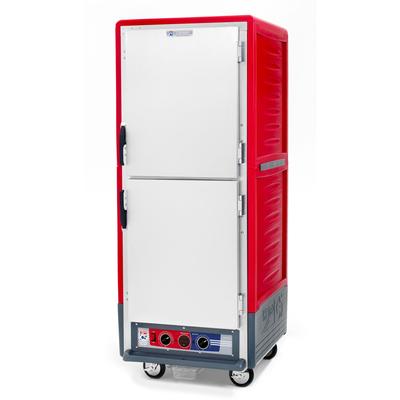 Metro C539-MDS-4 Full Height Insulated Mobile Heated Cabinet w/ 18 Pan Capacity, 120v, Wire Slides, Red