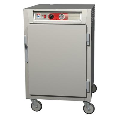 Metro C565-SFS-L 1/2 Height Insulated Mobile Heated Cabinet w/ 17 Pan Capacity, 120v, Reach In, Solid Doors, Stainless Steel