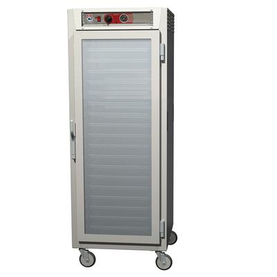 Metro C569-SFC-L Full Height Insulated Mobile Heated Cabinet w/ (35) Pan Capacity, 120v, Clear Door, Stainless Steel