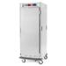 Metro C589-SFS-UPFC Full Height Insulated Mobile Heated Cabinet w/ (18) Pan Capacity, 120v, Pass-Thru, Stainless Steel