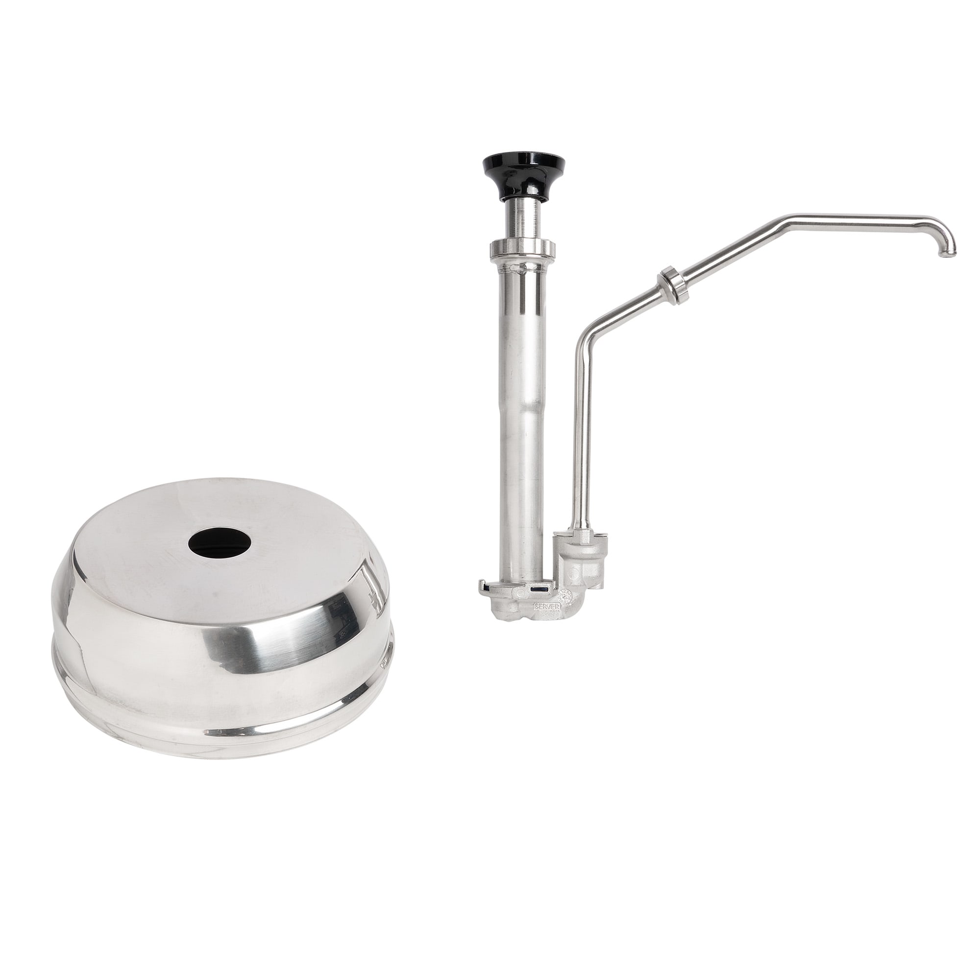 Server 06110 Pump, Yield 1 oz., Collars Provided to Reduce Yield, for BS, BSW, and BSWI, SS, Stainless Steel