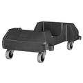 Rubbermaid 1980602 Trolley for Slim-Jim 3540 & 3541 Containers - Resin, Black, For 3540 and 3541