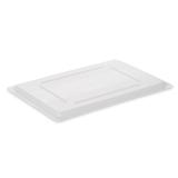 Rubbermaid FG350200WHT Food/Tote Box Lid - 26x18" White Poly