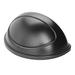 Rubbermaid FG362000BLA Half Round Dome Trash Can Lid - Plastic, Black