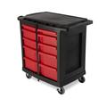 Rubbermaid FG773488BLA Maintenance Cart w/ 250 lb Capacity, Black