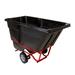 Rubbermaid FG131542BLA 1 cu yd Trash Cart w/ 1250 lb Capacity, Black, 1, 250-lb. Capacity