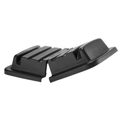 Rubbermaid FG461300 BLA Rectangle Dome Utility Truck Lid - Plastic, Black