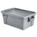 Rubbermaid FG9S3000 GRAY BRUTE Bus Box w/ Lid - 27 9/10" x 16 1/2" x 10 7/10" , Gray