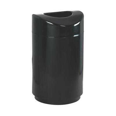 Rubbermaid FGR2030EPLBK 30 gal Indoor Decorative Trash Can - Metal, Black, Rigid Plastic Liner