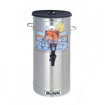 Bunn TDO-4 4 gal Oval Iced Tea Coffee Dispenser w/ Handles, Brew-through Lid
