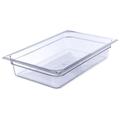 Carlisle 10201B07 4"D Full Size Food Pan, Clear