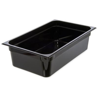 Carlisle 10202B03 6"D Full Size Food Pan, Black