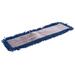 Carlisle 364882414 24" Flo-Pac Dust Mop Head Only w/ Looped Ends, Blue
