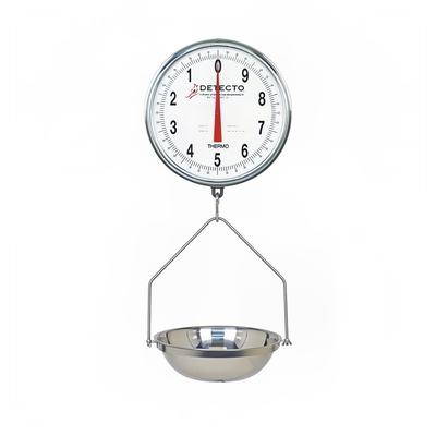 Detecto T3530KG Hanging Fish Scale w/ 15 kg Capacity, Glass Dial Cover, Stainless Steel