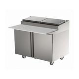 Delfield 4472RP 72" Sandwich/Salad Prep Table w/ Refrigerated Base, 115v, Stainless Steel