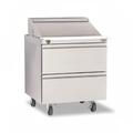 Delfield D4427NP-12M 27" Sandwich/Salad Prep Table w/ Refrigerated Base, 115v, 1 Section, Stainless Steel