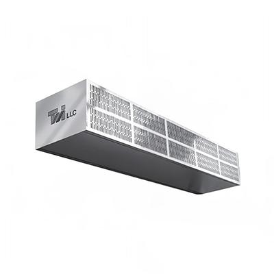 Curtron S-LP-72-2 72" Unheated Low-Profile Air Curtain - 1 Speed, Stainless Steel