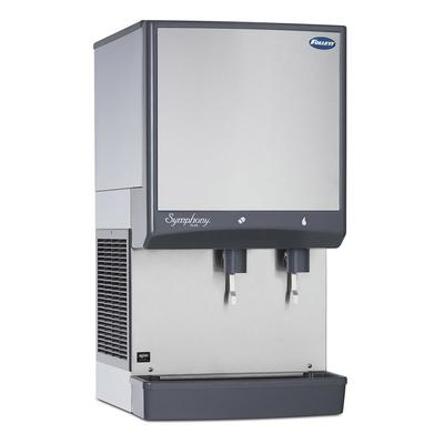 Follett 50CI425A-L 425 lb Countertop Nugget Ice & Water Dispenser for Commercial Ice Machines - 50 lb Storage, Cup Fill, 115v, 425-lb. Daily Production, 50-lb. Storage, Stainless Steel