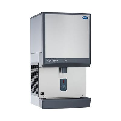 Follett 50HI425A-SI-DP 425 lb Wall Mount Nugget Ice Dispenser for Commercial Ice Machines - 50 lb Storage, Cup Fill, 115v, Air Cooled, Stainless Steel