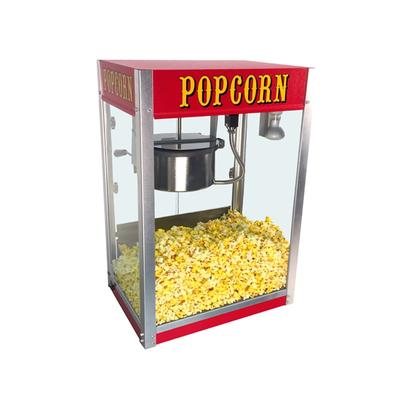 Paragon 1108110 Popcorn Machine w/ 8 oz Kettle & Red Finish, 120v