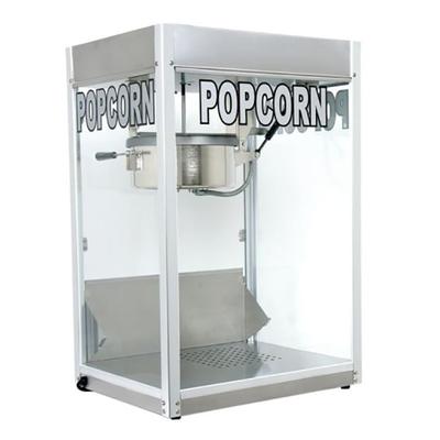 Paragon 1112710 Popcorn Machine w/ 12 oz Kettle & Silver Finish, 120v, Stainless Steel