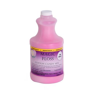 Paragon 7882 (6) 4 lb Bottles Pink Vanilla Magic Floss Cotton Candy Mix