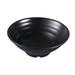 Yanco BP-3017 16 oz Round Melamine Bowl, Black