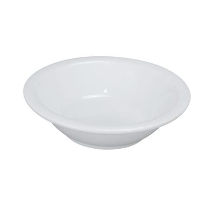 Yanco MA-11 4 1/4 oz Narrow Rim Fruit Bowl - Porcelain, Super White