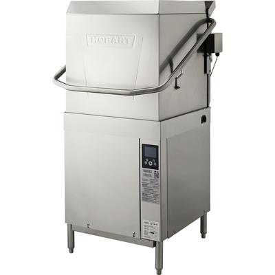 Hobart AM16VL-BAS-4 High Temp Door Type Dishwasher w/ 45 Racks/hr Capacity, Built-in Booster, 480v/3ph, Stainless Steel