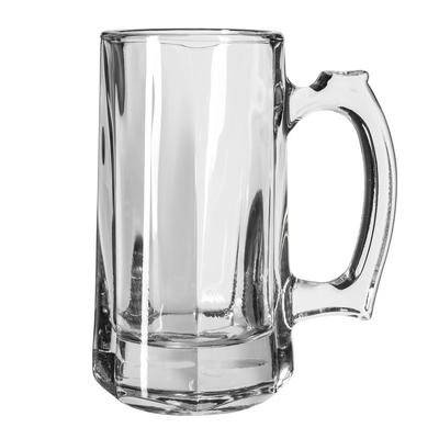Libbey 5206 12 oz Glass Beer Mug / Stein, Clear
