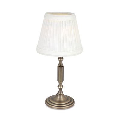 Sterno 80412 La Rue Candle Lamp - 3 11/32"D x 10 1/2"H, Marlowe White/Oil Bronze Base