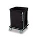 Forbes Industries 1106-B Laundry Cart w/ (6) Bushel Capacity & Black Vinyl Bumper - Black Cloth Bag, Steel Frame