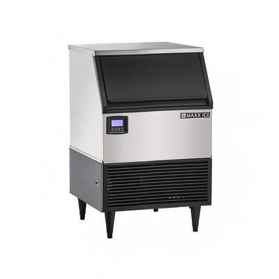 Maxx Ice MIM150NH 24"W Half Cube Undercounter Commercial Ice Machine - 152 lbs/day, Air Cooled, Cube Style, Stainless Steel, 115 V
