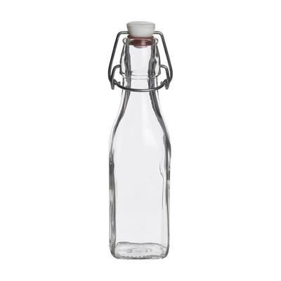 Steelite 4953Q514 8 1/2 oz Swing Top Bottle - Glass, Clear