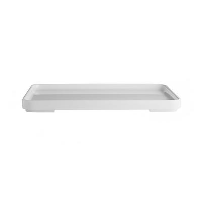 Steelite 7185TM601 Melamine Bento Box Lid - 10 1/2" x 7 1/8" x 3/4"