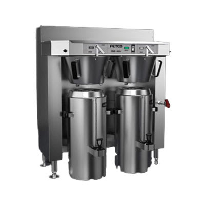 Fetco IP44-62H-30 Automatic Twin Coffee Brewer w/ 12 gal/hr Output, 220-240v/3ph, Silver