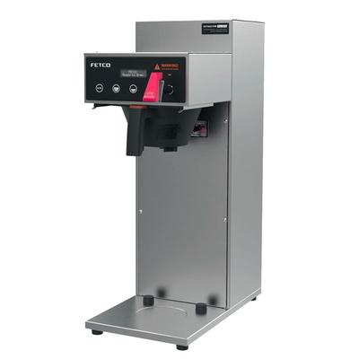 Fetco CBS-1221PLUS(E1221US-1A117-PM001) Single Airpot Brewer w/ 3 1/2 oz Plastic Brewing Basket - Stainless, 120v, Silver