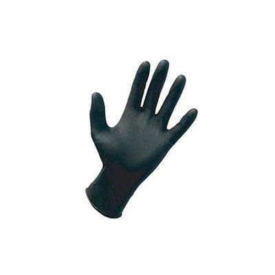 Strong 75052 General Purpose Nitrile Gloves - Powder Free, Black, Small