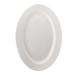 10 Strawberry Street BISTRO-22 14" Oval Bistro Platter - Porcelain, Bright White