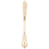 10 Strawberry Street CRWNGLD-BK 6 1/2" Butter Knife - Gold Plated, Crown Royal Pattern, Stainless, Stainless Steel