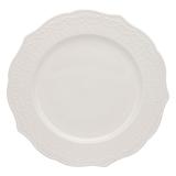 10 Strawberry Street EVER-0001 10 5/8" Round Ever Dinner Plate - Bone China, White, 24/Case