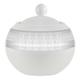 10 Strawberry Street IRIANA-18SLV 11 oz Iriana Sugar Bowl - Porcelain, White/Silver