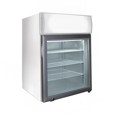 Excellence Industries CTF-2HCMS 22 5/8" 1 Section Display Freezer w/ Swing Door - Rear Mount Compressor, White, 115v